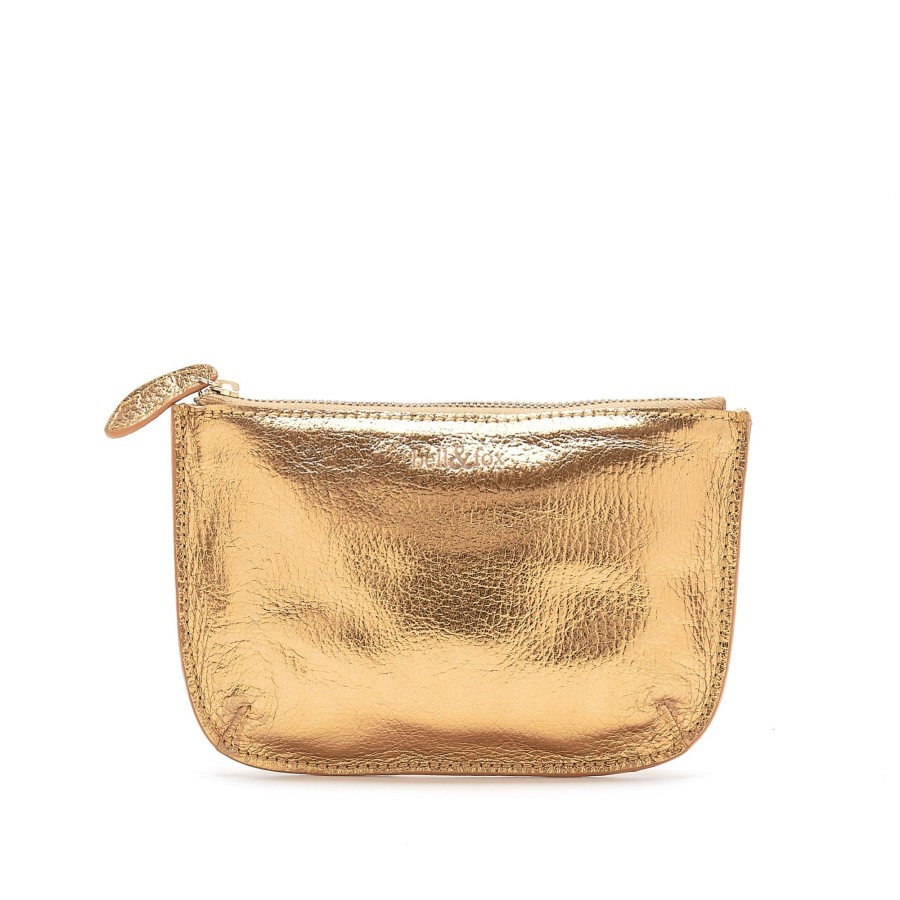 Accessories Bell & Fox | Fayette Leather Pouch - Bronze Leather