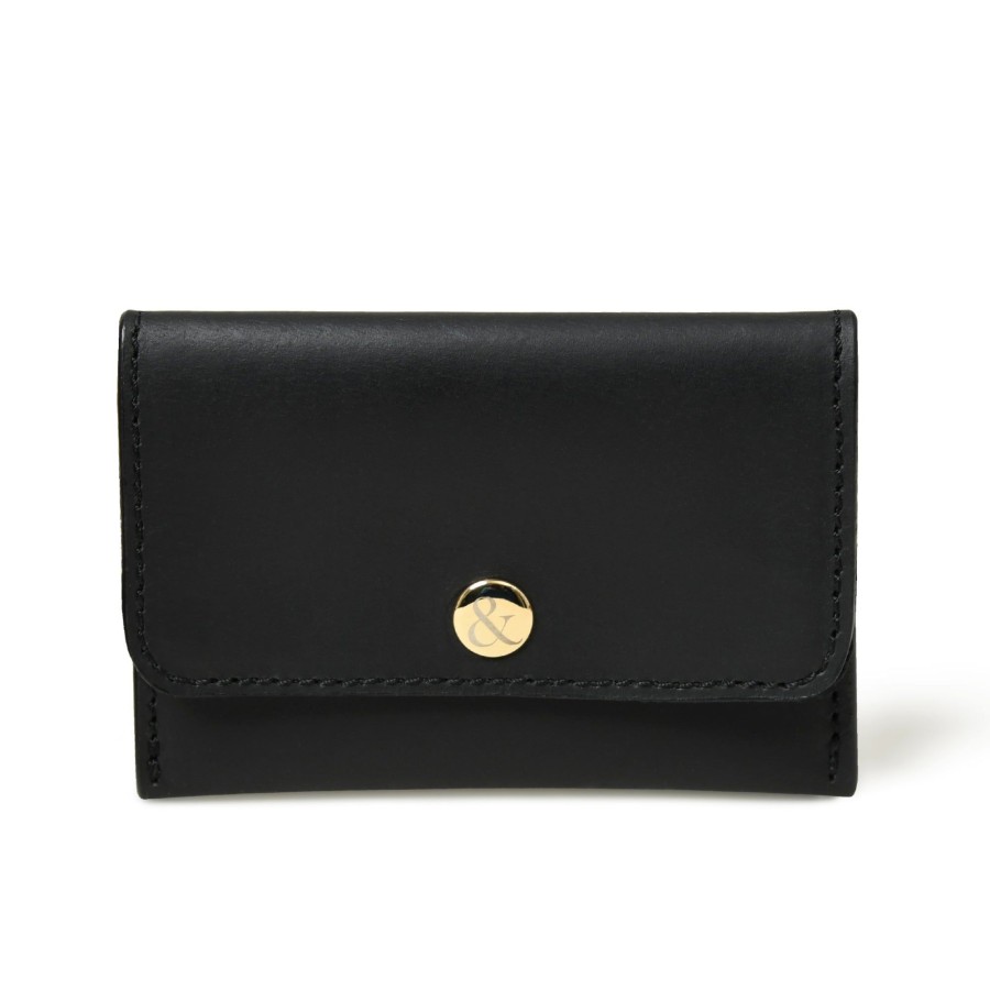 Accessories Bell & Fox | Ellie Popper Card Holder Purse - Black