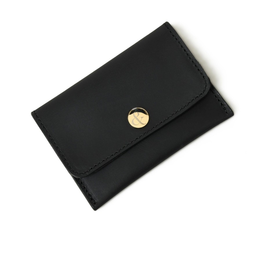 Accessories Bell & Fox | Ellie Popper Card Holder Purse - Black