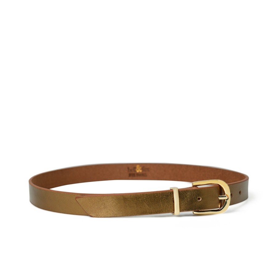 Accessories Bell & Fox | Erina Leather Belt - Bronze