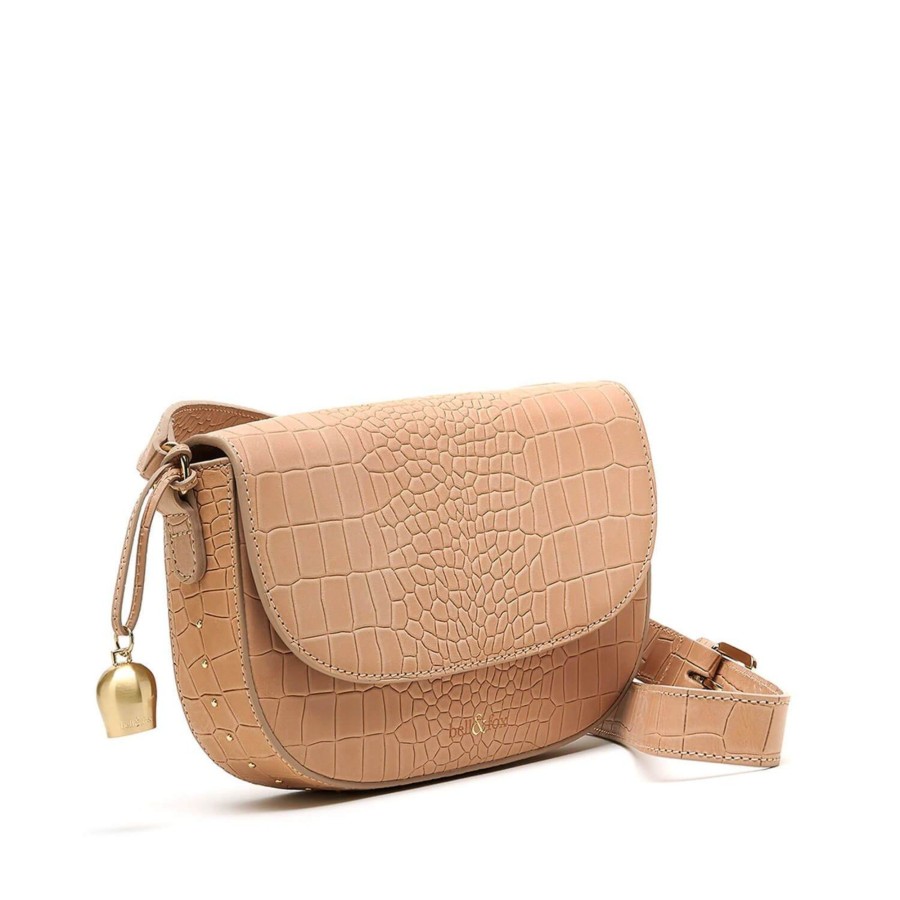 Handbags Bell & Fox | Callie Mini Saddle Cross Body Bag - Camel