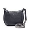 Handbags Bell & Fox | Aisla Woven Strap Crossbody - Black