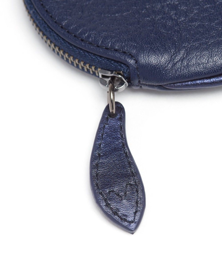 Accessories Bell & Fox | Mae Coin Purse - Navy With Navy Metallic