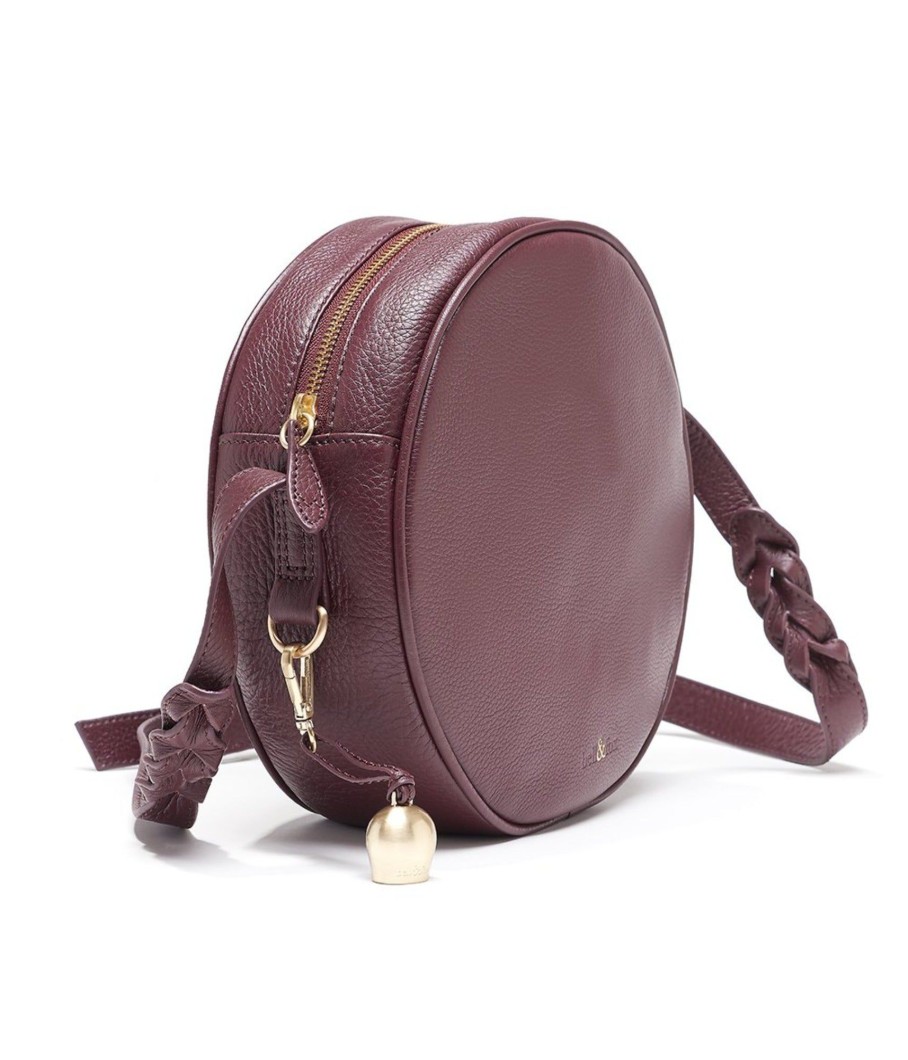 Handbags Bell & Fox | Kaia Canteen Cross Body Bag - Merlot