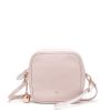 Handbags Bell & Fox | Marlo Mini Cross Body Bag / Wristlet Clutch - Rose With Metallic