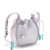 Handbags Bell & Fox | Lila Drawstring Crossbody - Lavender Grey Star Print