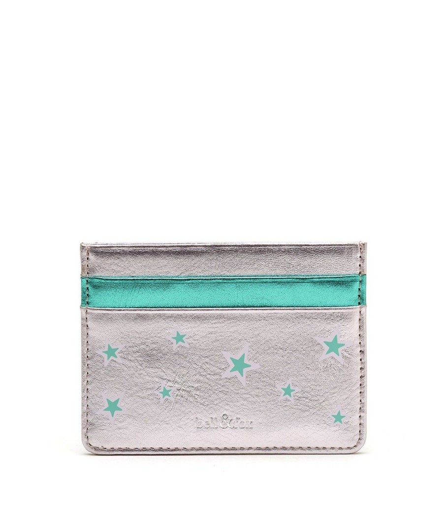 Accessories Bell & Fox | Rumi Card Holder - Lavender Grey Star Print