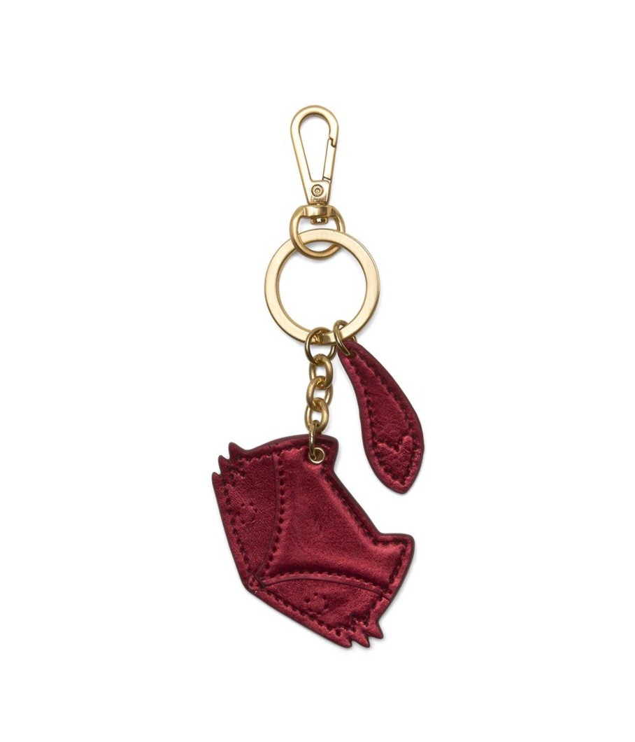 Accessories Bell & Fox | Cub Fox Keyring - Cherry Metallic