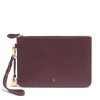 Handbags Bell & Fox | Mila Wristlet Clutch Bag - Merlot