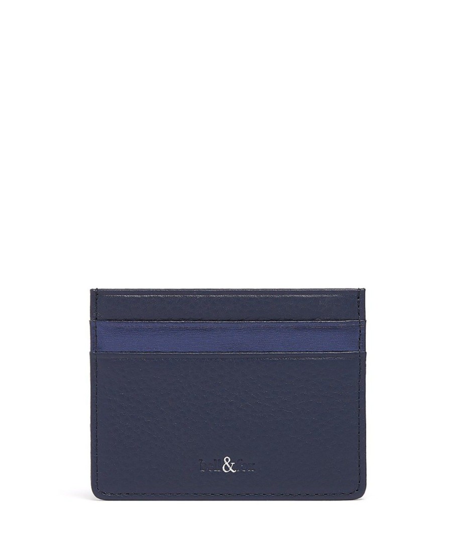 Accessories Bell & Fox | Rumi Card Holder - Navy With Metallic