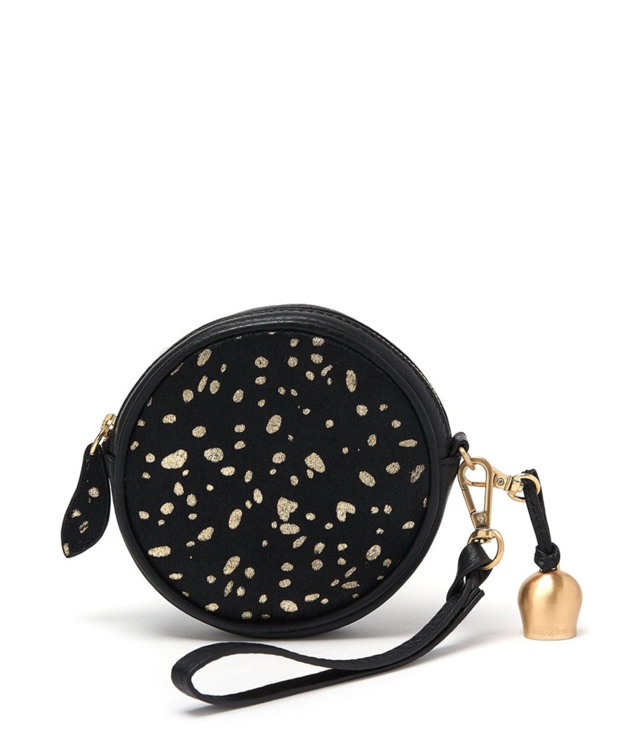 Handbags Bell & Fox | Mimi Mini Wristlet Clutch - Black 'Pony'