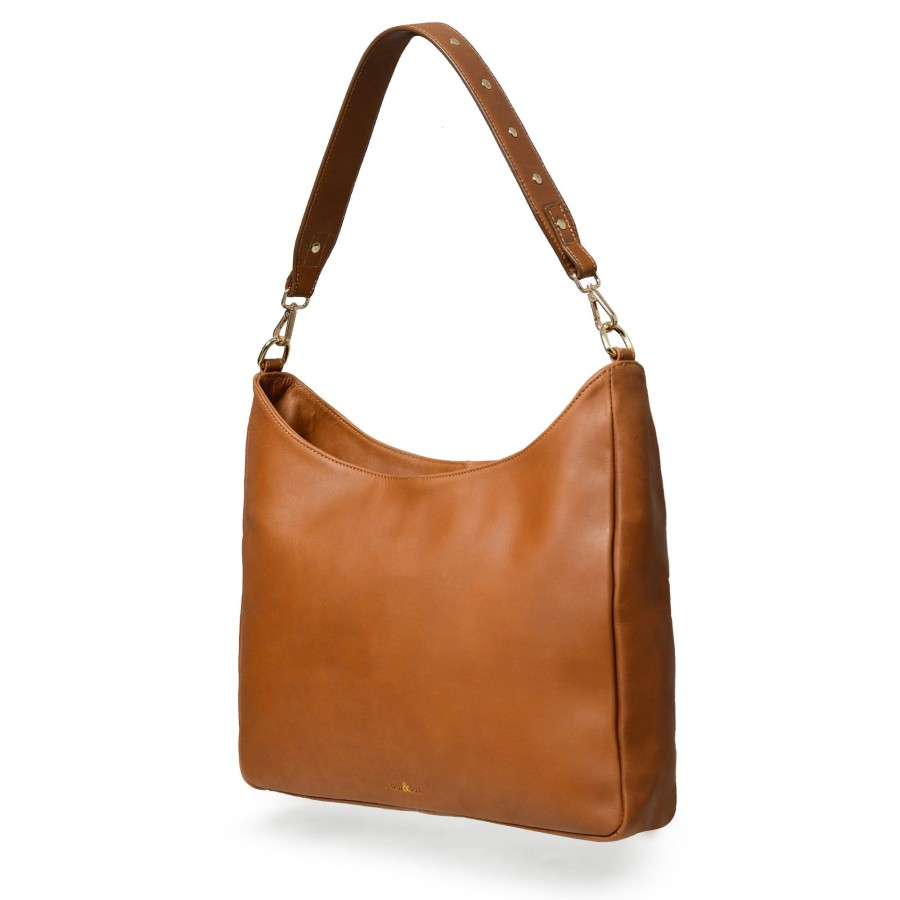 Handbags Bell & Fox | Asam Hobo Crossbody Bag - Caramel