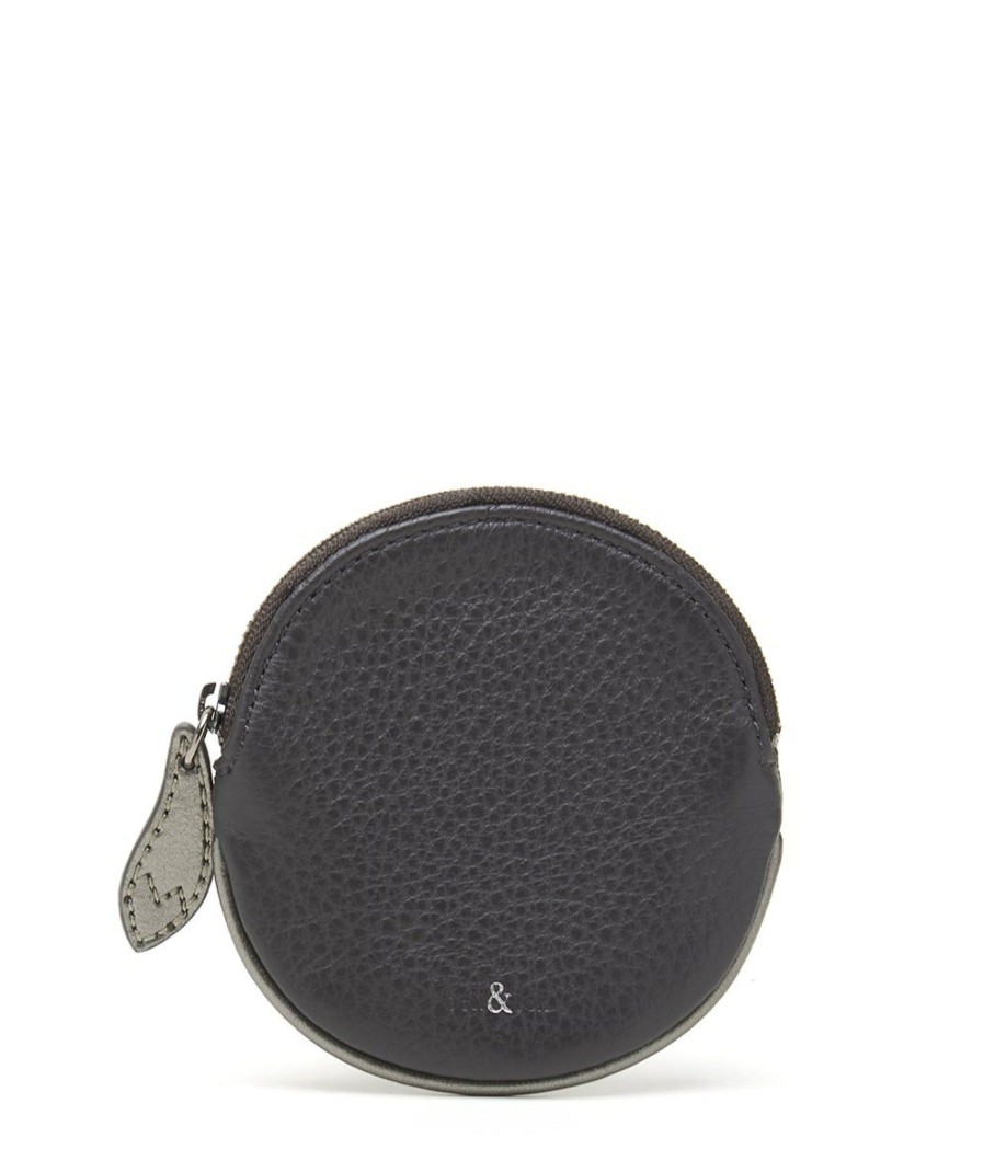 Accessories Bell & Fox | Mae Coin Purse - Mole With Nickel Metallic