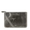 Handbags Bell & Fox | Leia Clutch Bag - Nickel Metallic