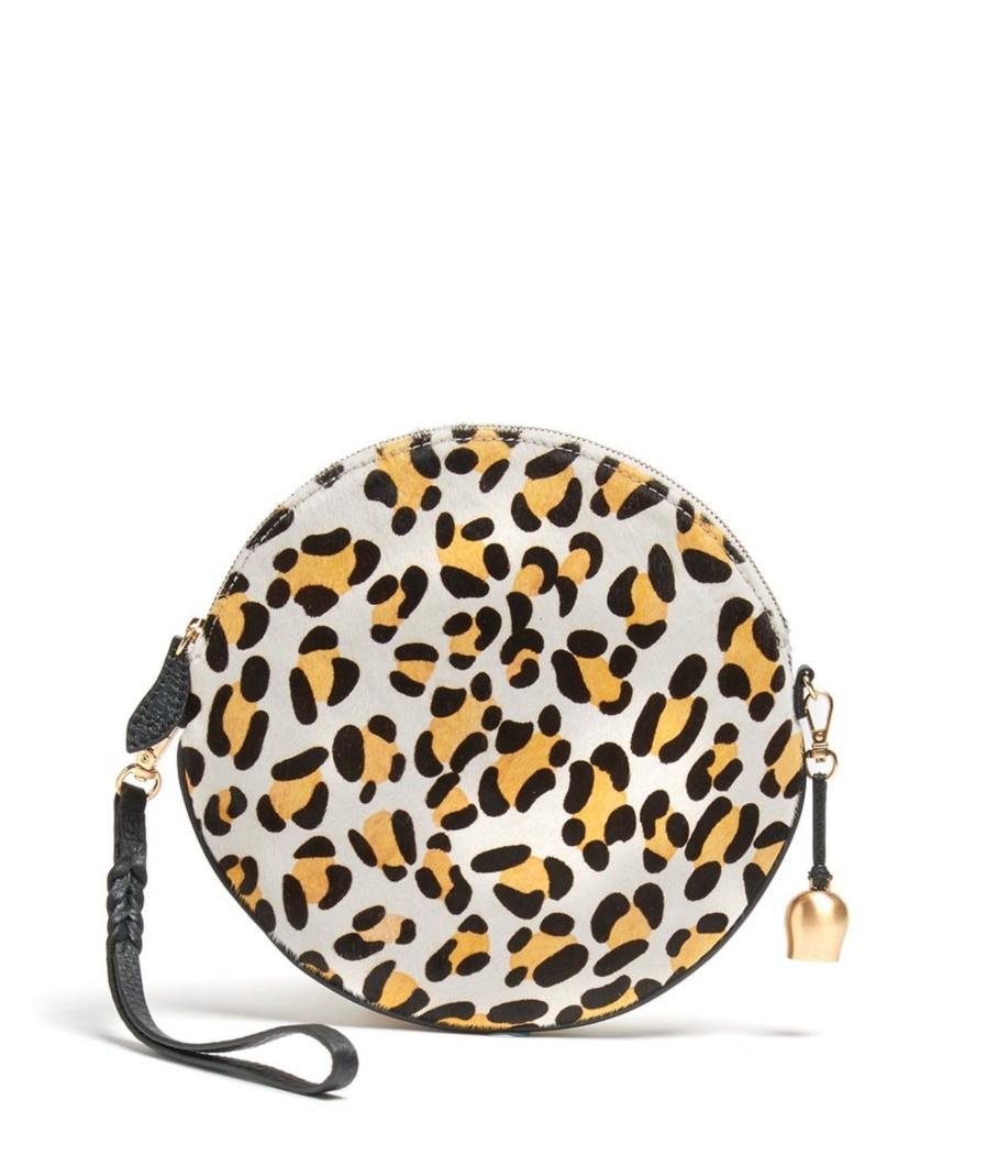 Handbags Bell & Fox | Luna Cross Body / Wristlet Clutch Bag - Sunshine Leopard 'Pony'