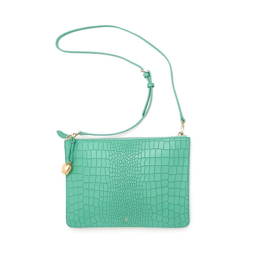 Handbags Bell & Fox | Gia Cross Body Bag / Oversize Clutch - Mint