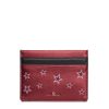 Accessories Bell & Fox | Rumi Card Holder - Cherry Red Star Print