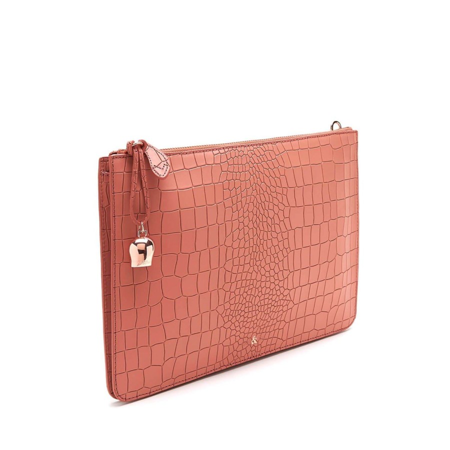 Handbags Bell & Fox | Gia Cross Body Bag / Oversize Clutch - Terracotta