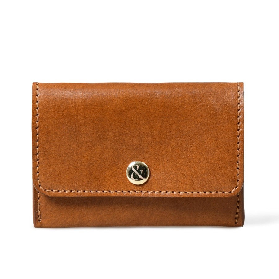 Accessories Bell & Fox | Ellie Popper Card Holder Purse - Caramel