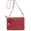 Handbags Bell & Fox | Gia Cross Body Bag / Oversize Clutch - Cherry Red