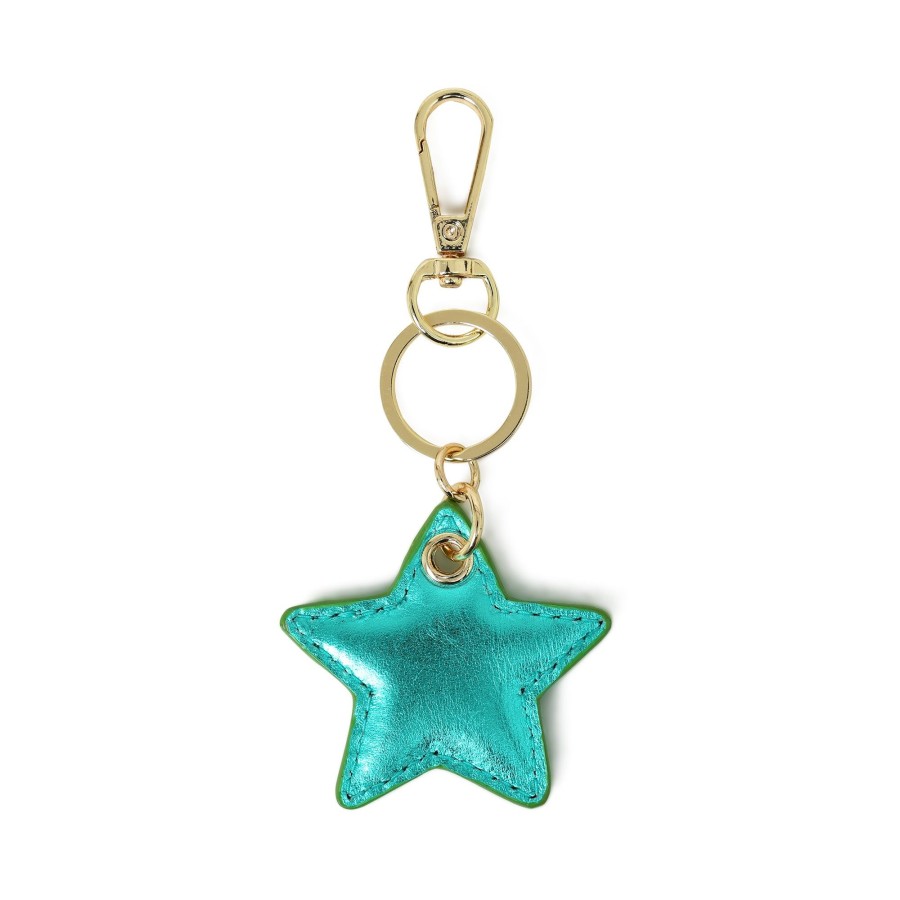 Accessories Bell & Fox | Stella Star Keyring - Emerald Metallic