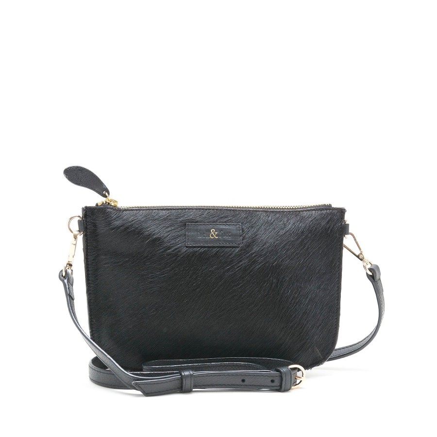 Handbags Bell & Fox | Izzy Cross Body Bag / Clutch - Black