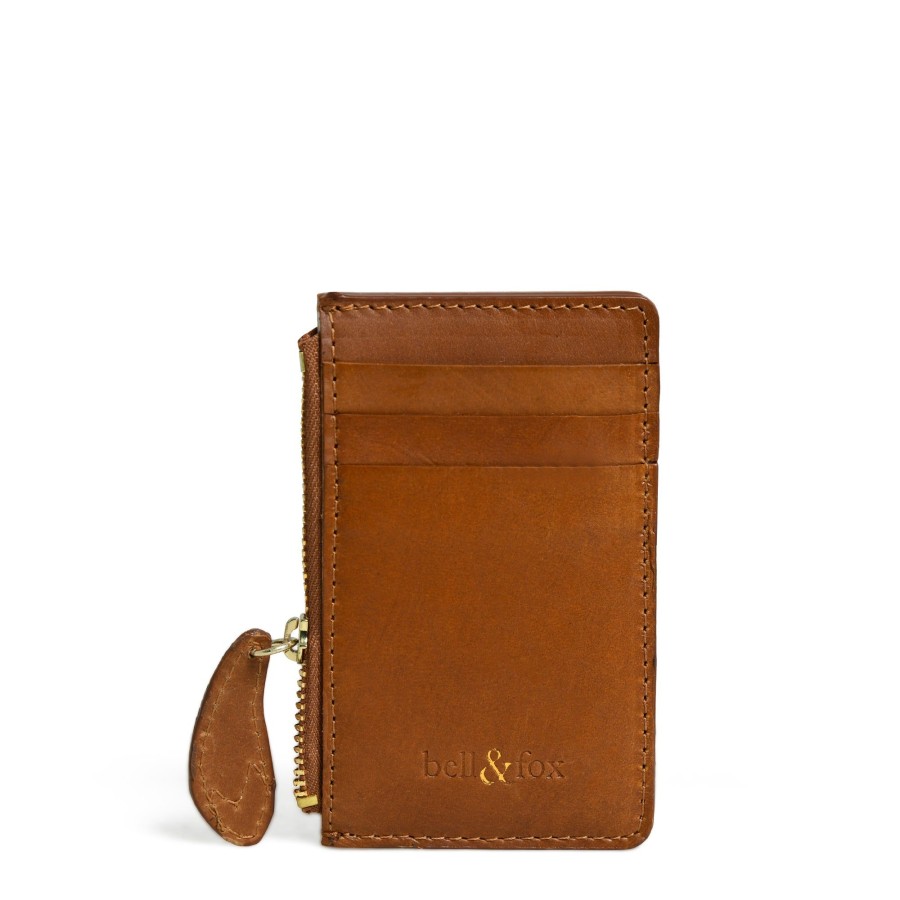 Accessories Bell & Fox | Lia Leather Card Holder - Caramel