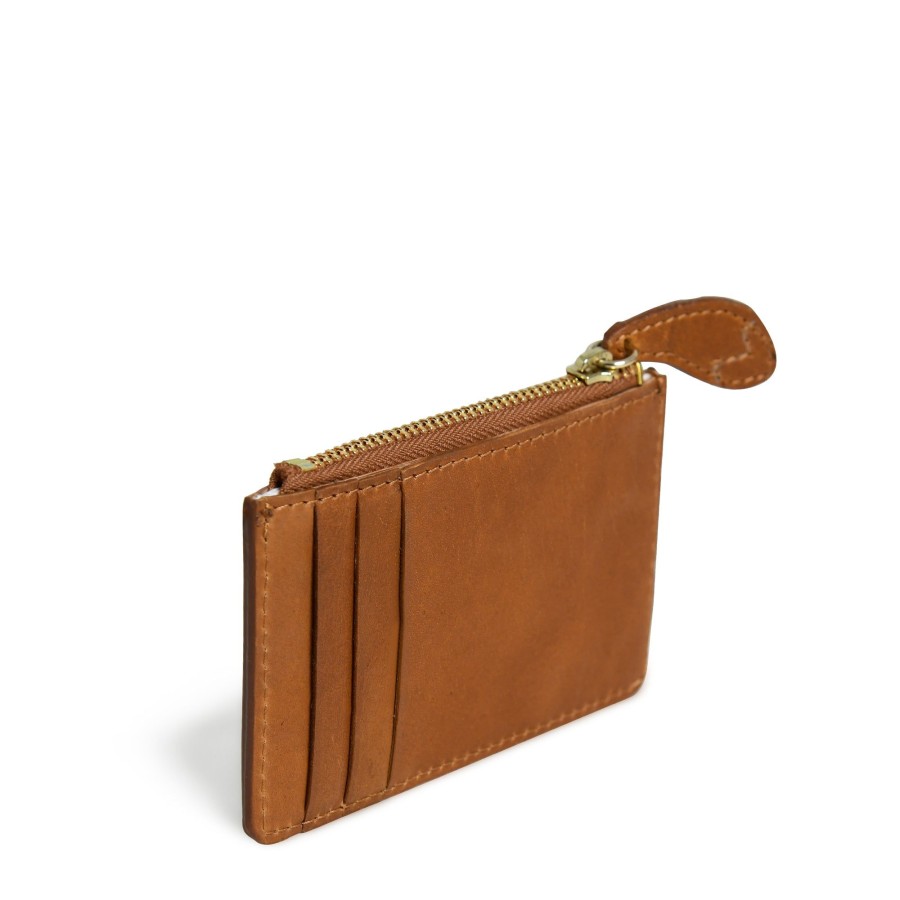 Accessories Bell & Fox | Lia Leather Card Holder - Caramel