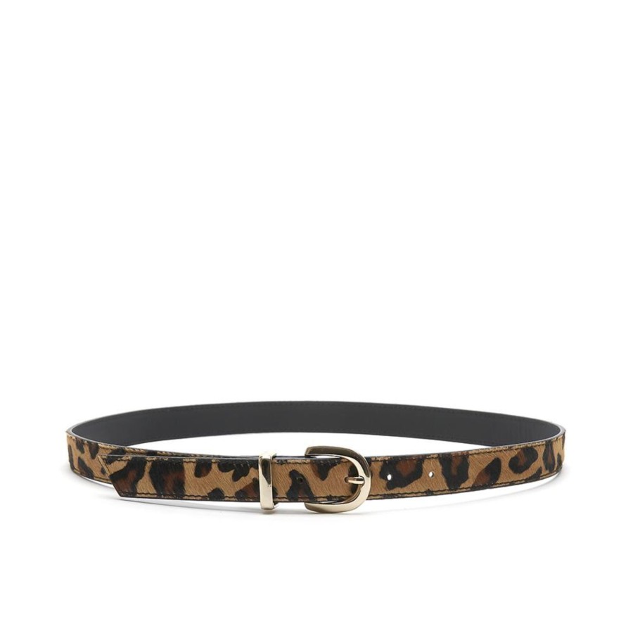 Accessories Bell & Fox | Erin Leather Belt - Leopard