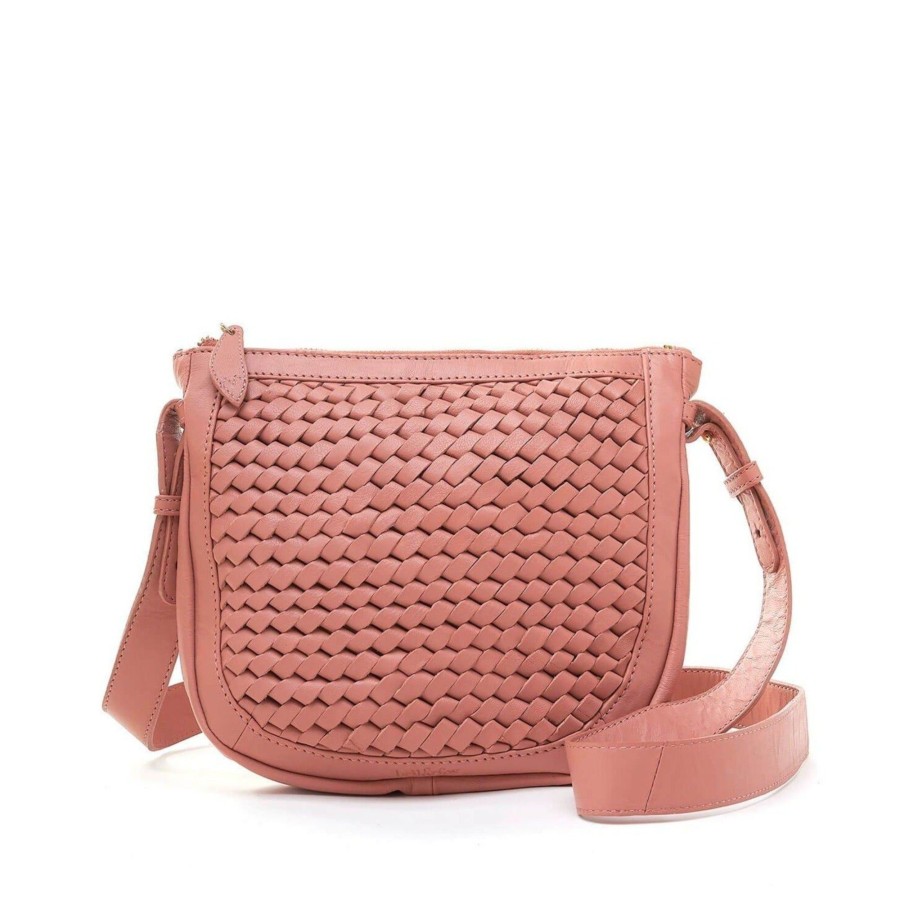 Handbags Bell & Fox | Caro Woven Cross Body Bag - Terracotta