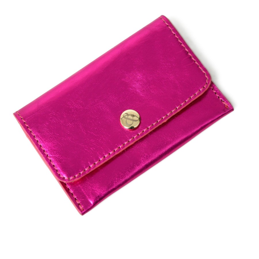 Accessories Bell & Fox | Ellie Popper Card Holder Purse - Fuchsia