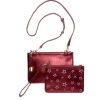 Handbags Bell & Fox | Kati Double Cross Body Bag - Cherry Red Star Print