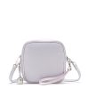 Handbags Bell & Fox | Marlo Mini Cross Body Bag / Wristlet Clutch - Lavender Grey With Metallic