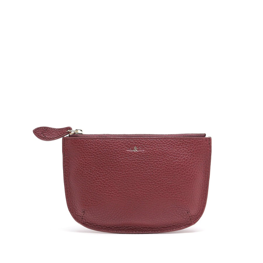 Accessories Bell & Fox | Faye Leather Purse - Burgundy Leather