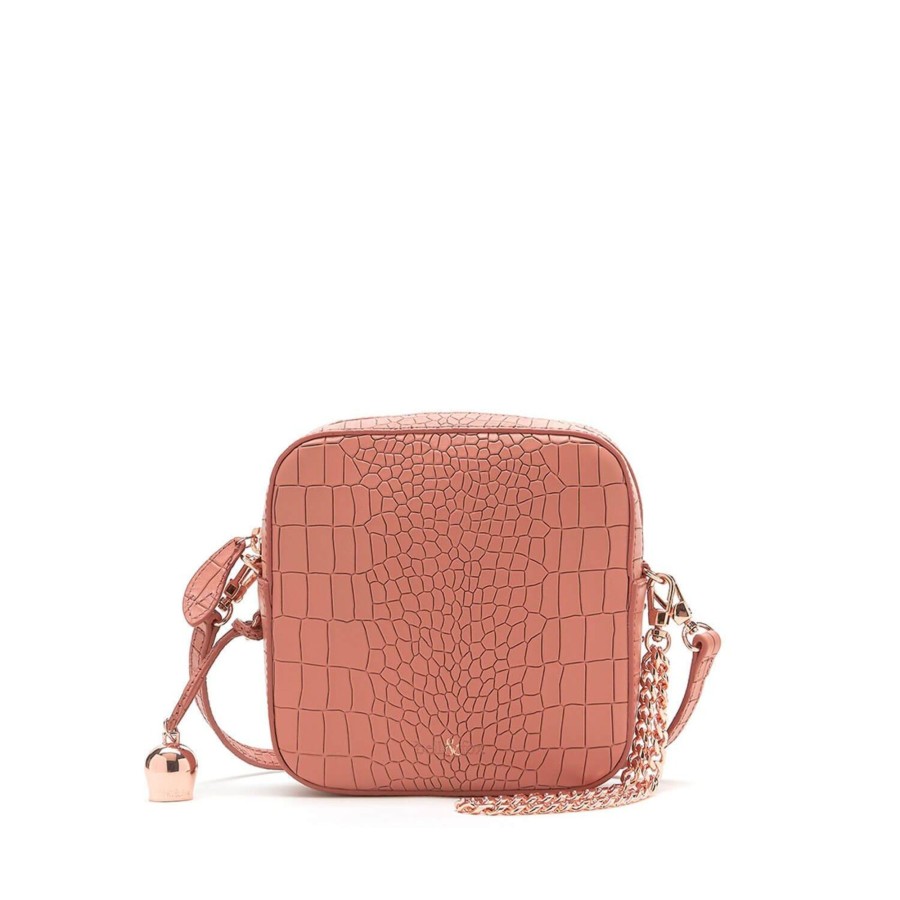 Handbags Bell & Fox | Marlo Mini Cross Body Bag / Wristlet Clutch - Terracotta