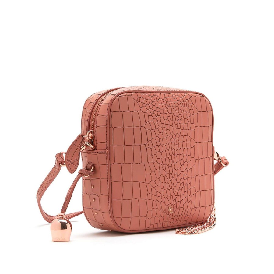 Handbags Bell & Fox | Marlo Mini Cross Body Bag / Wristlet Clutch - Terracotta