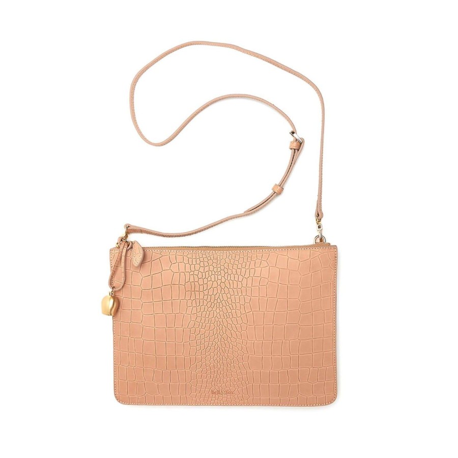 Handbags Bell & Fox | Gia Cross Body Bag / Oversize Clutch - Camel