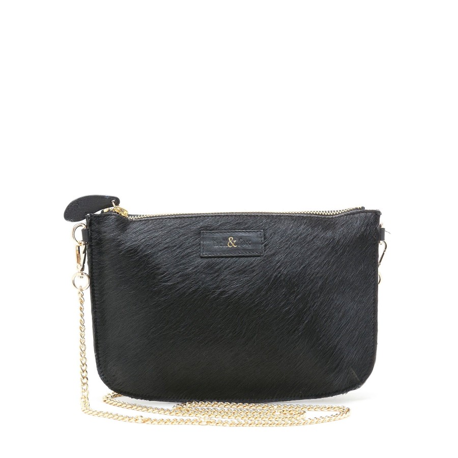 Handbags Bell & Fox | Izzy Cross Body Bag / Clutch - Black