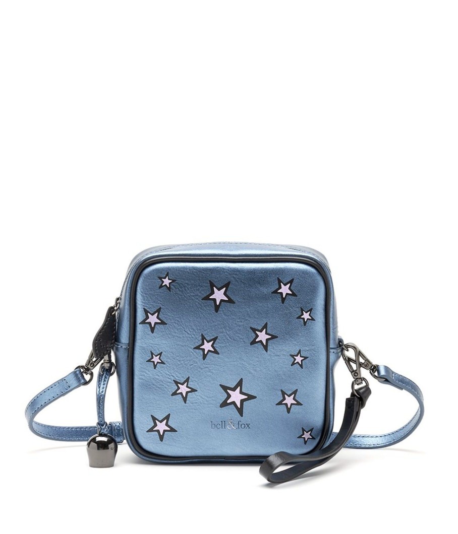 Handbags Bell & Fox | Marlo Mini Cross Body Bag / Wristlet Clutch - Nightshade Star Print