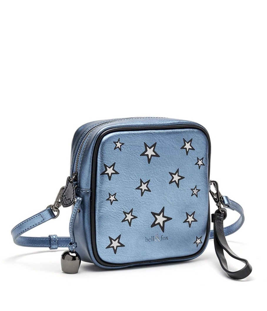 Handbags Bell & Fox | Marlo Mini Cross Body Bag / Wristlet Clutch - Nightshade Star Print