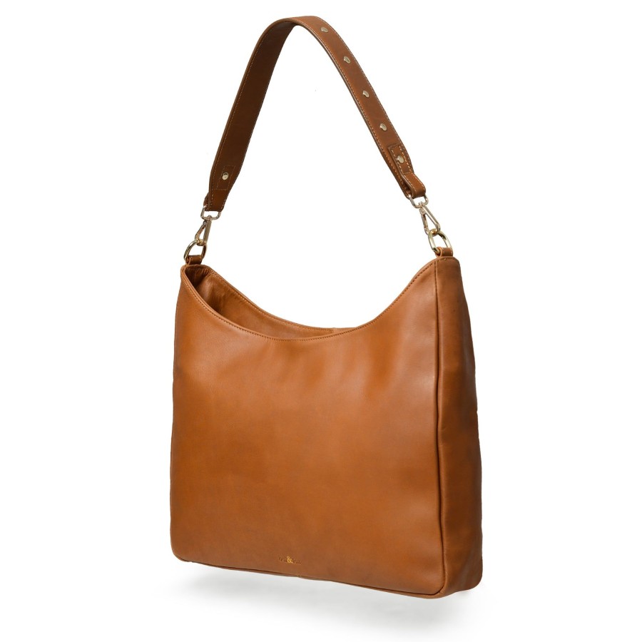 Handbags Bell & Fox | Asam Hobo Crossbody Bag - Caramel