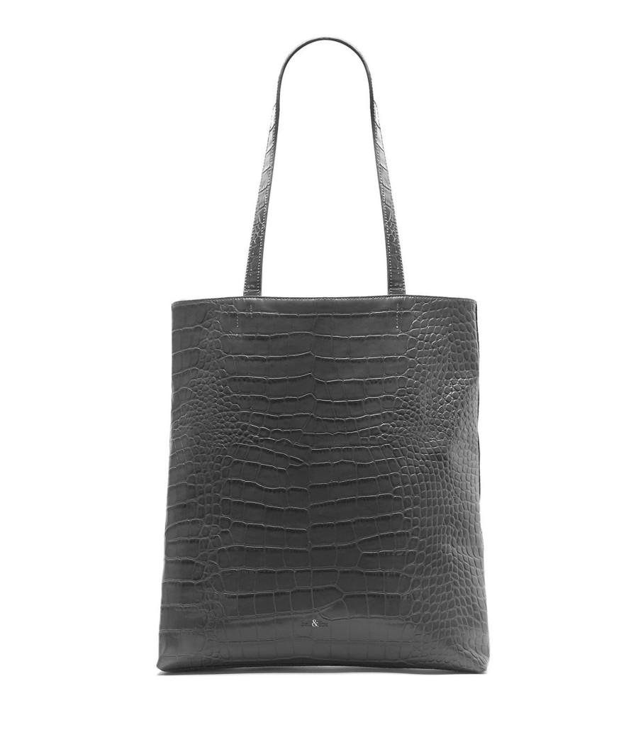 Handbags Bell & Fox | Riley Tote Bag - Mole Croc