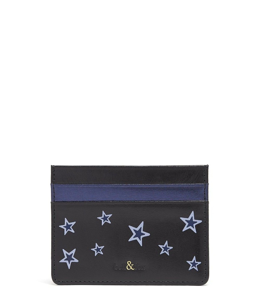 Accessories Bell & Fox | Rumi Card Holder - Black Star Print