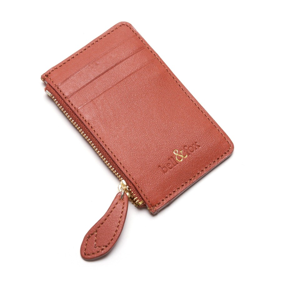 Accessories Bell & Fox | Lia Leather Card Holder - Tan