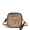 Handbags Bell & Fox | Marlo Mini Cross Body Bag / Wristlet Clutch - Gold Star Print