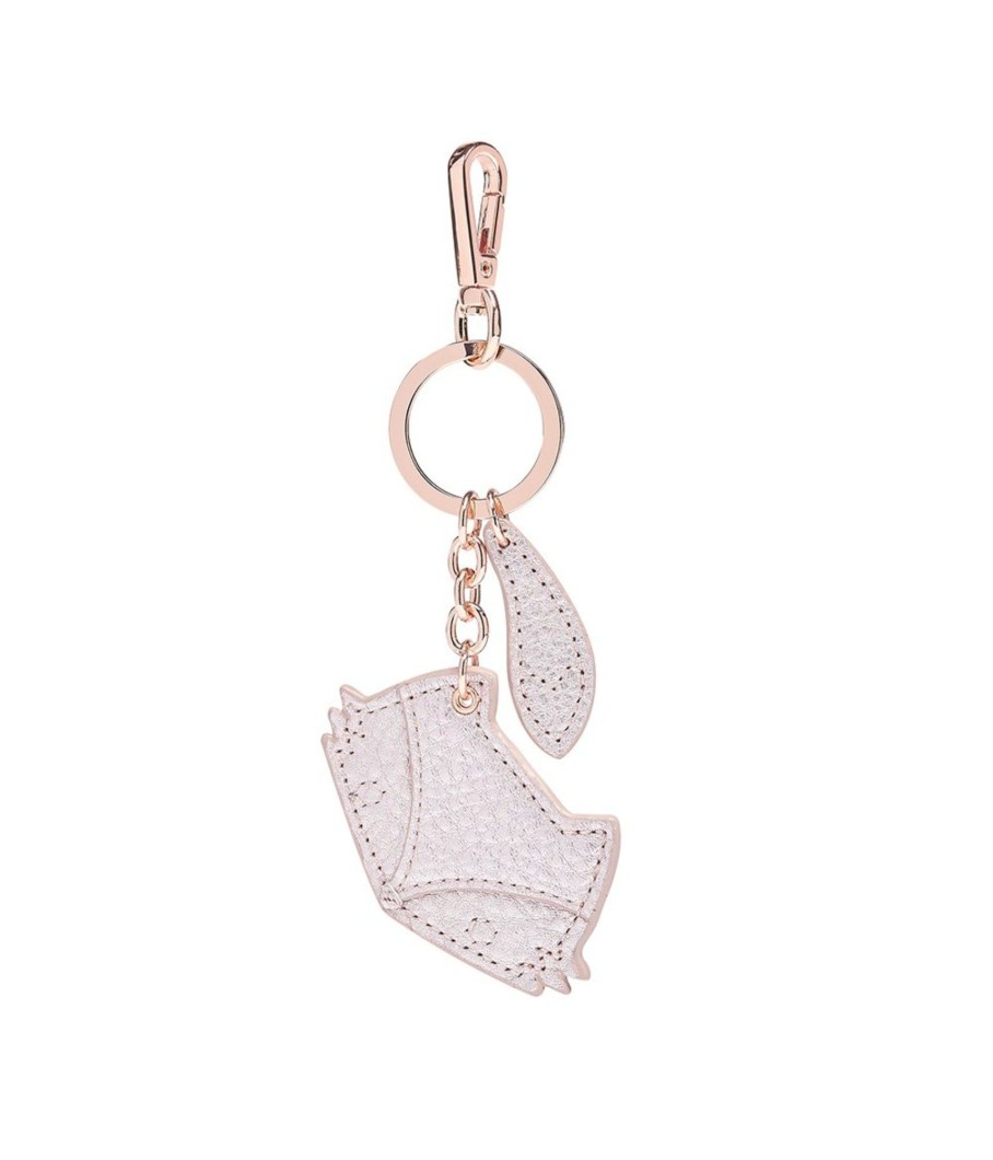 Accessories Bell & Fox | Cub Fox Keyring - Rose Gold