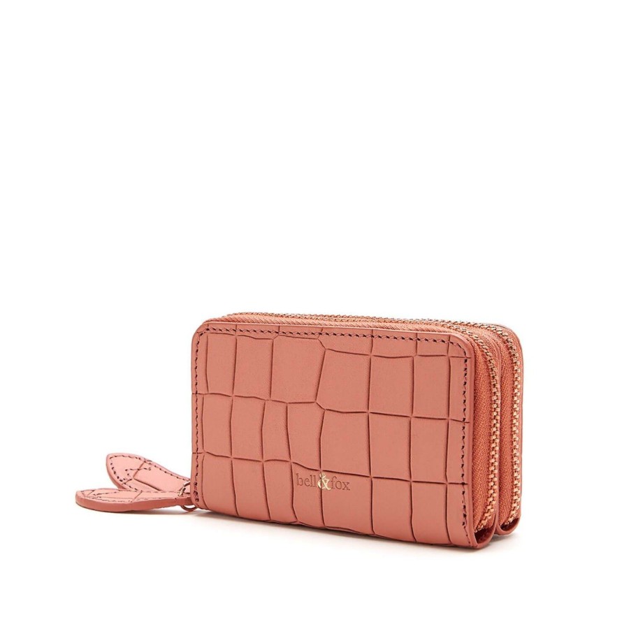 Accessories Bell & Fox | Ava Mini Double Zip Purse - Terracotta