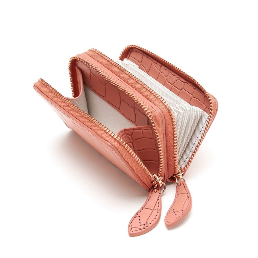 Accessories Bell & Fox | Ava Mini Double Zip Purse - Terracotta