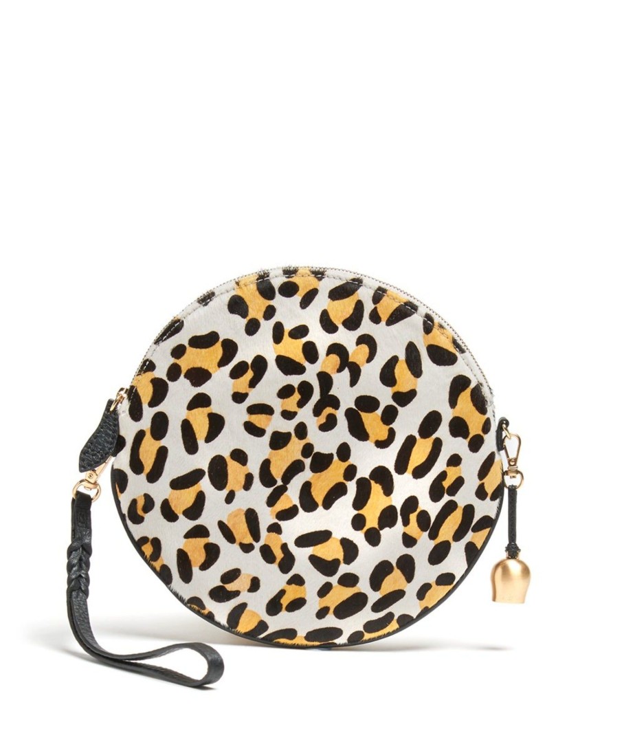 Handbags Bell & Fox | Luna Cross Body / Wristlet Clutch Bag - Sunshine Leopard 'Pony'