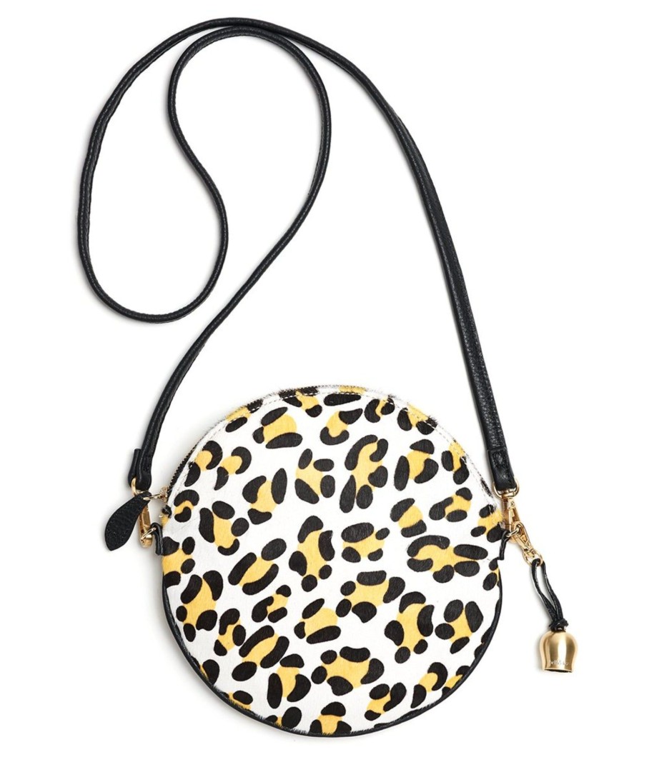 Handbags Bell & Fox | Luna Cross Body / Wristlet Clutch Bag - Sunshine Leopard 'Pony'